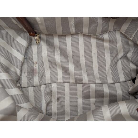 Brahmin Shoulder Bag Trina Brown Sahara Leather Bucket Drawstring - Picture 7 of 10